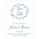 Wreath Save the Date Cards Image 3 of 6